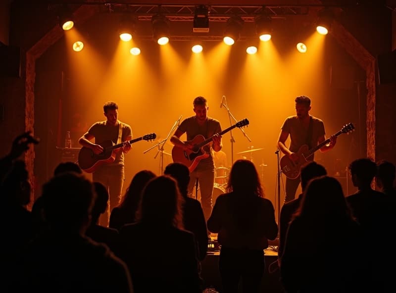Live band performing at Sawbuck's